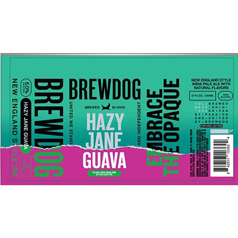 Brewdog Hazy Jane Guava IPA