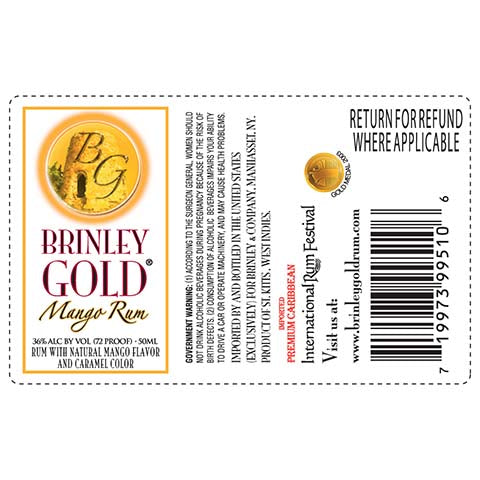 Brinley-Gold-Mango-Rum-50ML-BTL