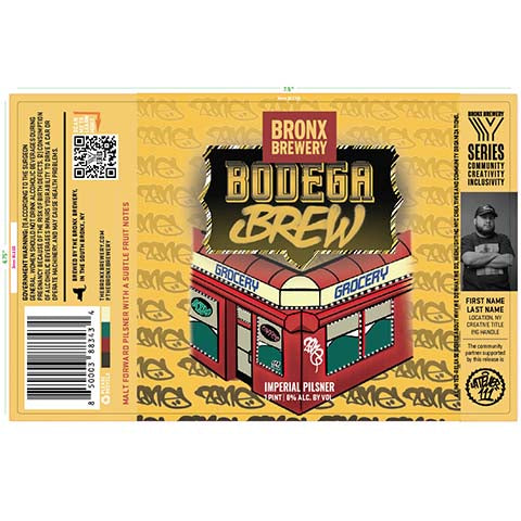 Bronx Bodega Brew Imperial Pilsner
