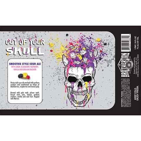 Brotherton Out Of Your Skull Sour Ale