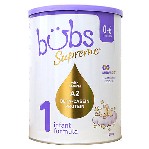 Bubs Supreme™ Infant Formula Stage 1