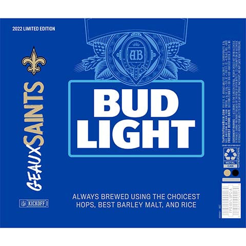 Bud Light Geaux Saints