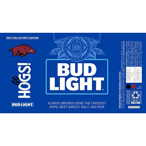 Bud Light Go Hogs!