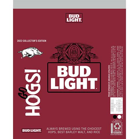 Bud Light Go Hogs!