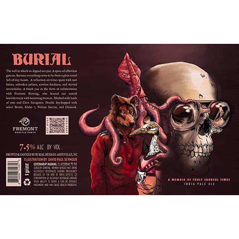 Burial A Memoir of Truly Surreal Times IPA