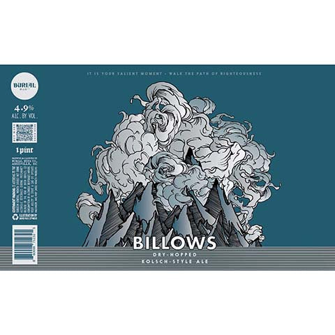 Burial Billows Dry-Hopped Kolsch Ale