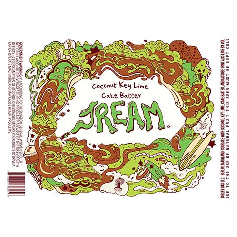 Burley Oak Coconut Key Lime Cake Batter JREAM Sour Ale