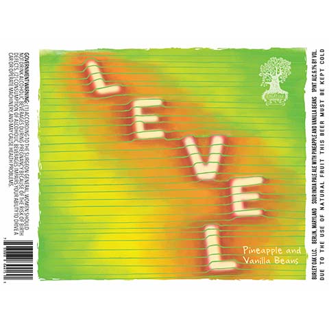 Burley Oak Level Pineapple and Vanilla Beans Sour IPA