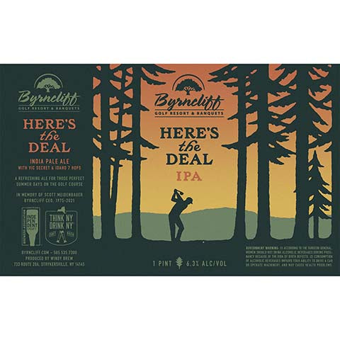 Windy Byrncliff Here's The Deal IPA