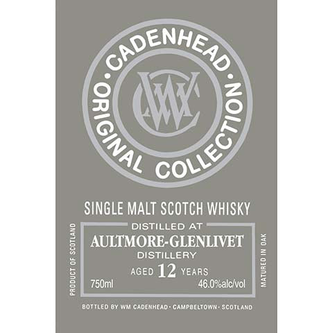 Cadenhead's Aultmore-Glenlivet Aged 12 Years Single Malt Scotch Whisky
