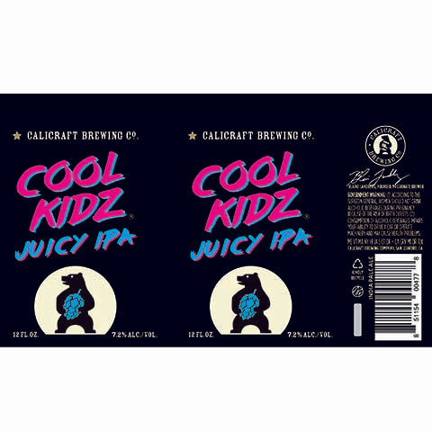 Calicraft Cool Kidz Juicy IPA