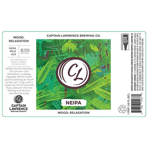 Captain Lawrence Mood: Relaxation NEIPA