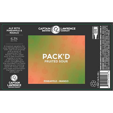 Captain Lawrence Pack'd Fruited Sour