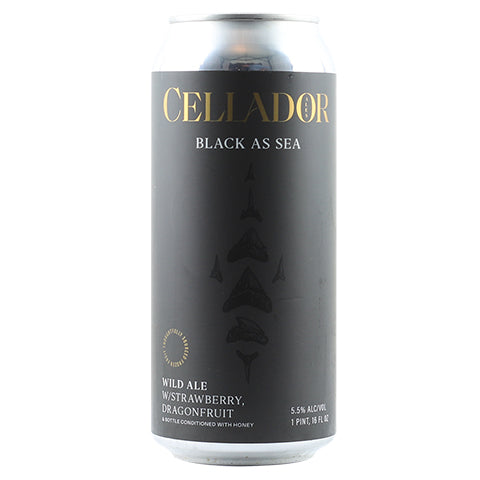 Cellador Black As Sea Sour with Strawberry Dragonfruit