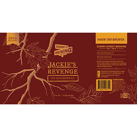 Cherry St Jackie's Revenge Brown Ale