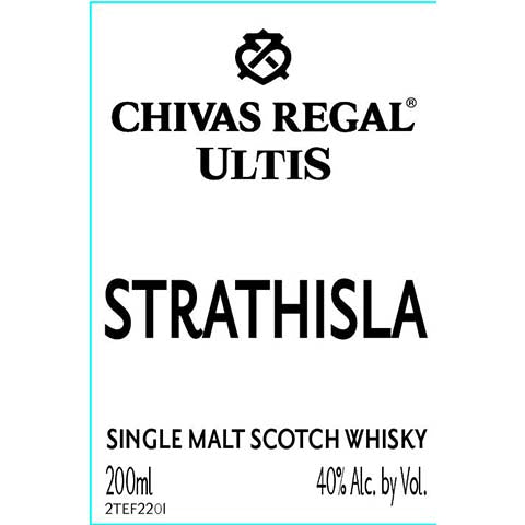 Chivas Regal Ultis Strathisla Single Malt Scotch Whisky