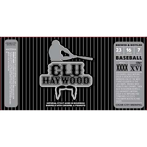 Cigar City Clu Haywood Imperial Stout