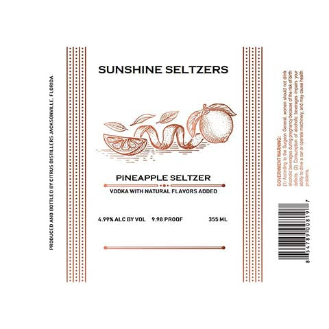 Citrus Sunshine Pineapple Seltzer