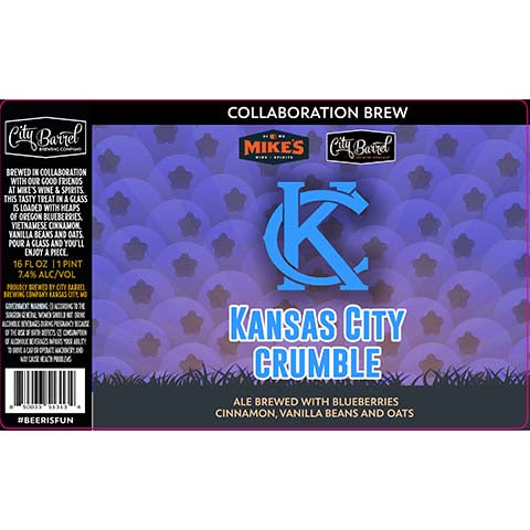 City Barrel Kansas City Crumble Ale
