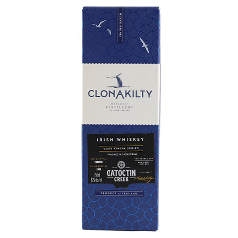 Clonakilty x Catoctin Creek Finish in Rye Whiskey Quarter Casks Irish Whiskey