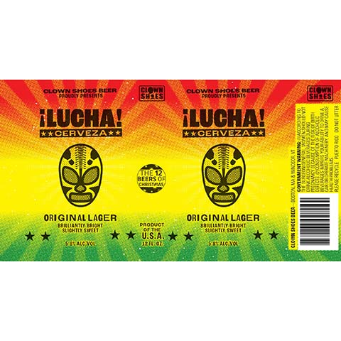 Clown Shoes Lucha Cerveza Original Lager