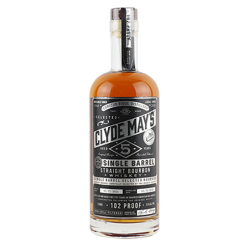 Clyde May's Aged 5 Years Single Barrel Straight Bourbon Whiskey