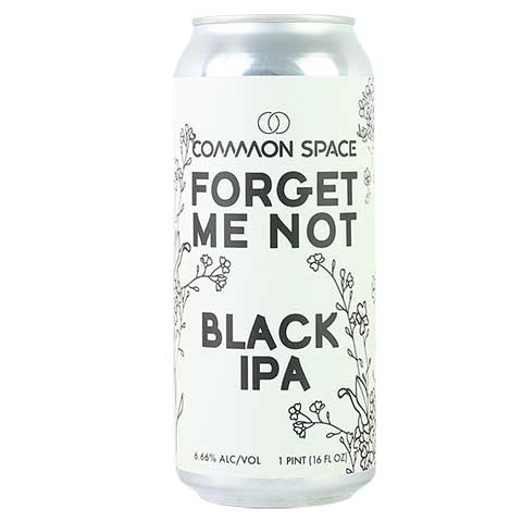 Common Space Forget Me Not Black IPA