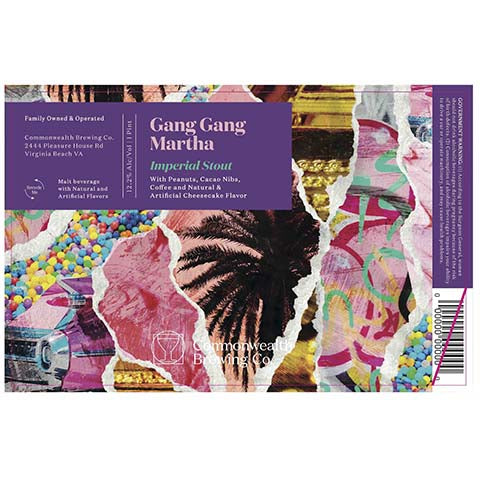 Commonwealth Gang Gang Martha Imperial Stout