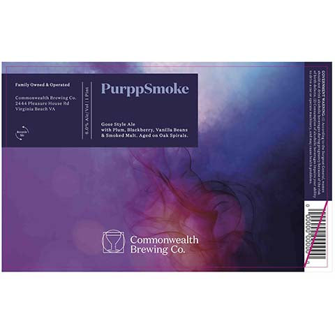 Commonwealth PurppSmoke Gose Style Ale