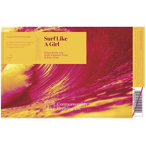 Commonwealth Surf Like A Girl Sour