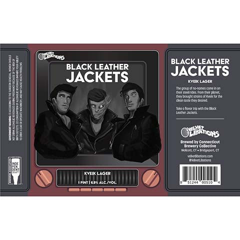 Connecticut Black Leather Jackets Kveik Lager