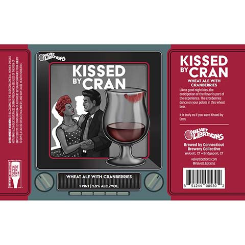 Connecticut Kissed By Cran Wheat Ale