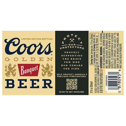 Coors Golden Banquet Protect Our Protectors