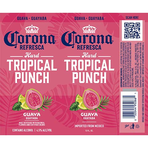Corona Refresca Hard Tropical Punch (Guava)