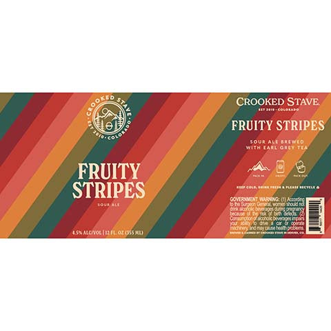 Crooked Stave Fruity Stripes Sour Ale