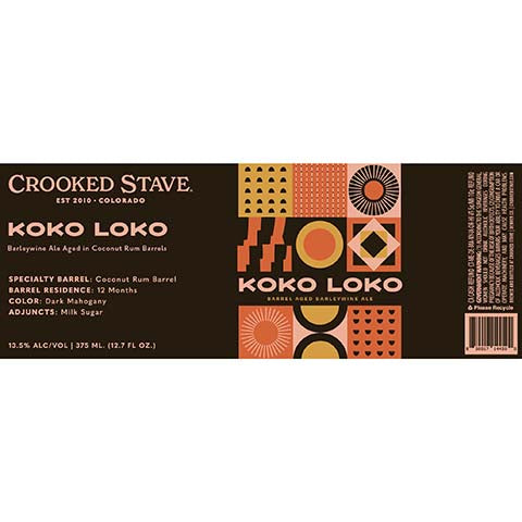 Crooked Stave Koko Loko Barleywine Ale