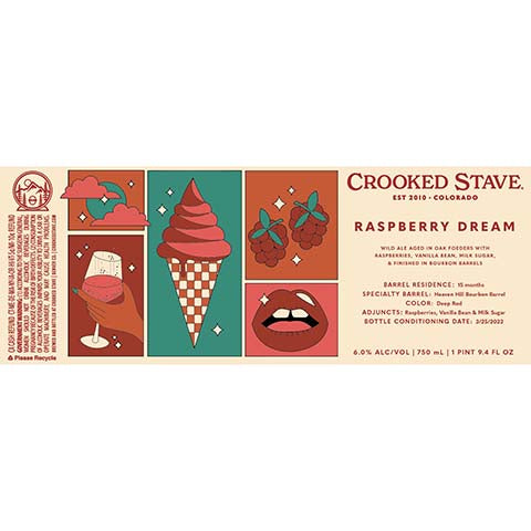 Crooked Stave Raspberry Dream Wild Ale