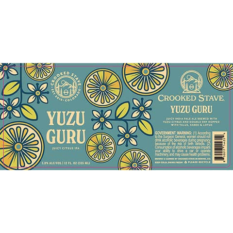 Crooked Stave Yuzu Guru Juicy Citrus IPA