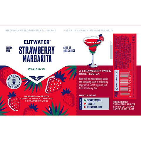 Cutwater Strawberry Margarita