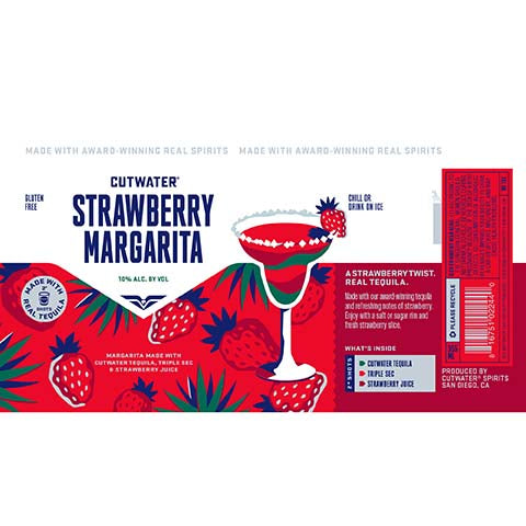 Cutwater Strawberry Margarita