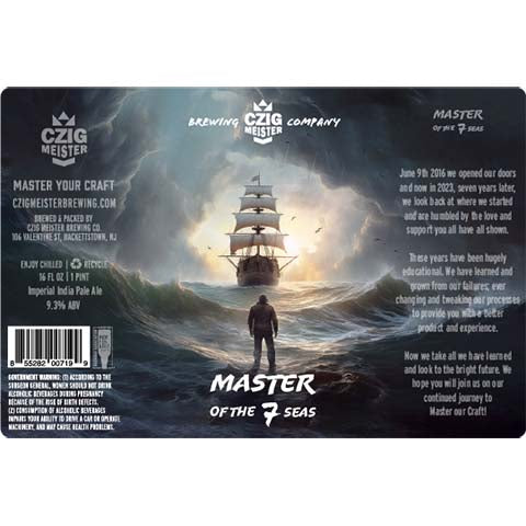 Czig Meister Master of the 7 Seas Imperial IPA