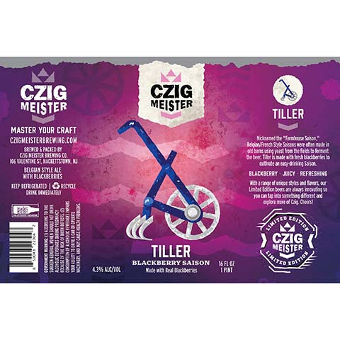 Czig Meister Tiller Saison Ale