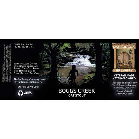 Dahlonega Boggs Creek Oat Stout