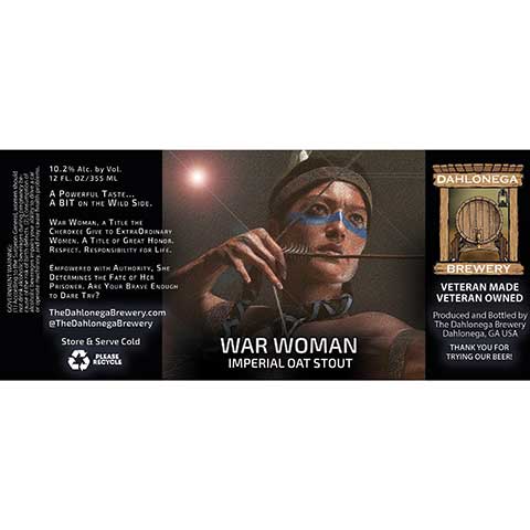Dahlonega War Woman Imperial Oat Stout