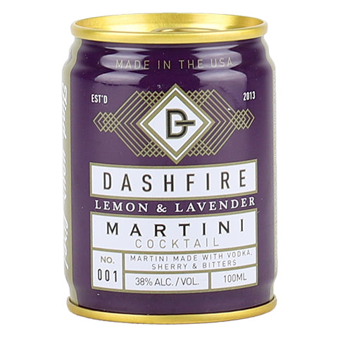 Dashfire Lemon & Lavender Martini Cocktail