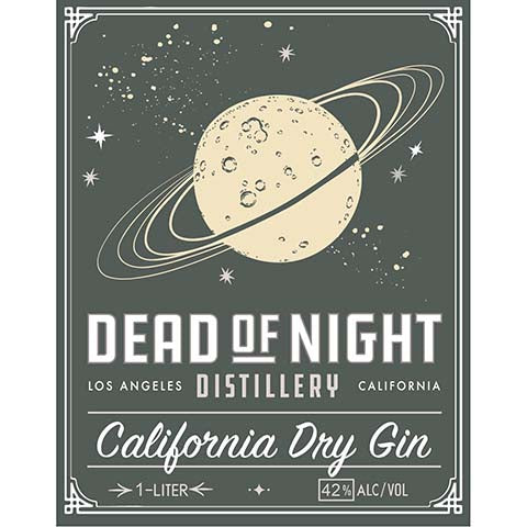 Dead of Night California Dry Gin