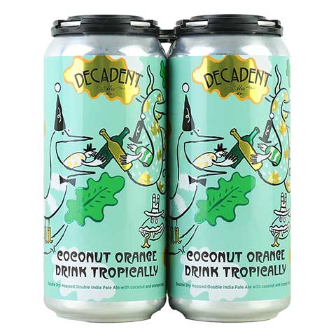 Decadent Coconut Orange Drink Tropically DIPA