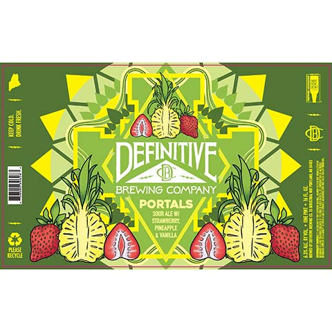 Definitive Portals Sour Ale (Strawberry, Pineapple, Vanilla)