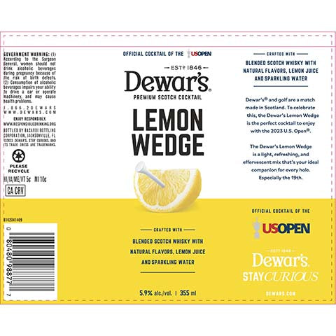 Dewar's Lemon Wedge