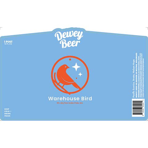 Dewey Beer Warehouse Bird IPA